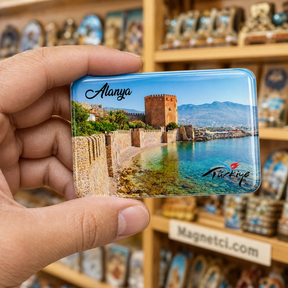 Kızıl Kule ve Berrak Koy Epoksi Magnet ALN-04