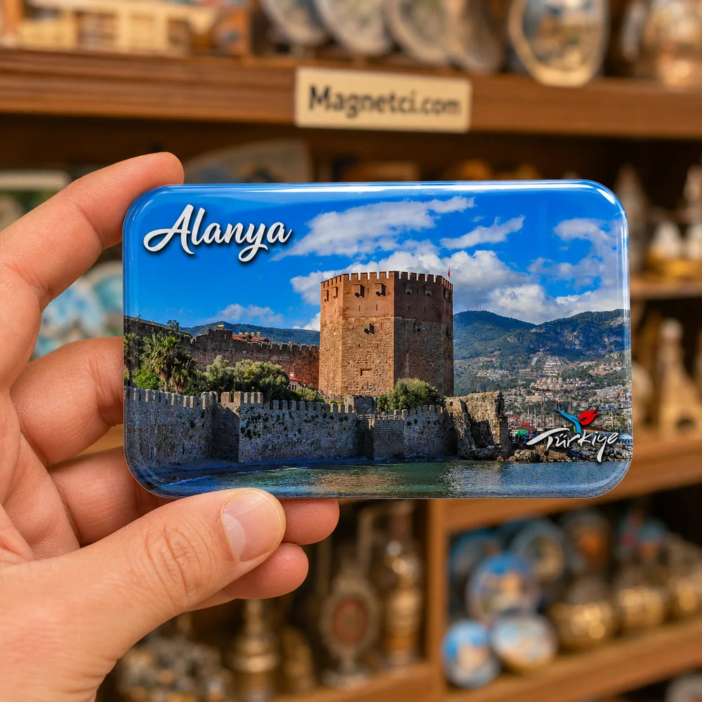 Kızıl Kule ve Dağlar Epoksi Magnet ALN-07