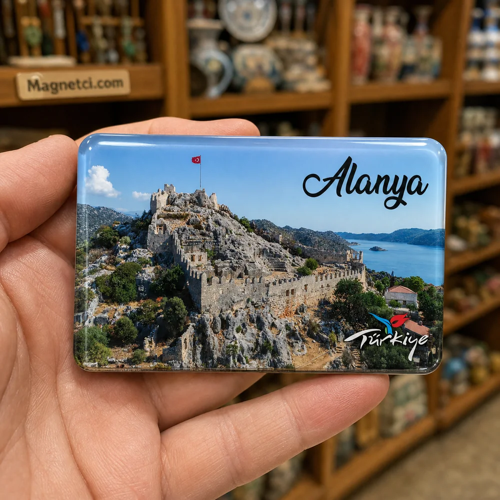 Alanya Kale Kalıntıları Epoksi Magnet ALN-17