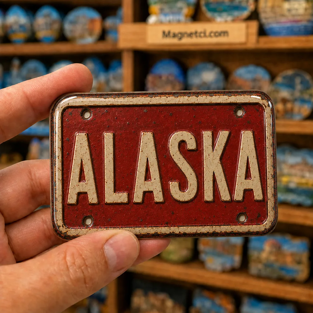 Alaska Genel Alaska Tin Plate Epoksi Magnet ALK-10