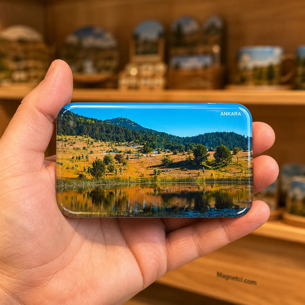Ankara Kızılcahamam Soğuksu Doğası Epoksi Magnet ANK-01