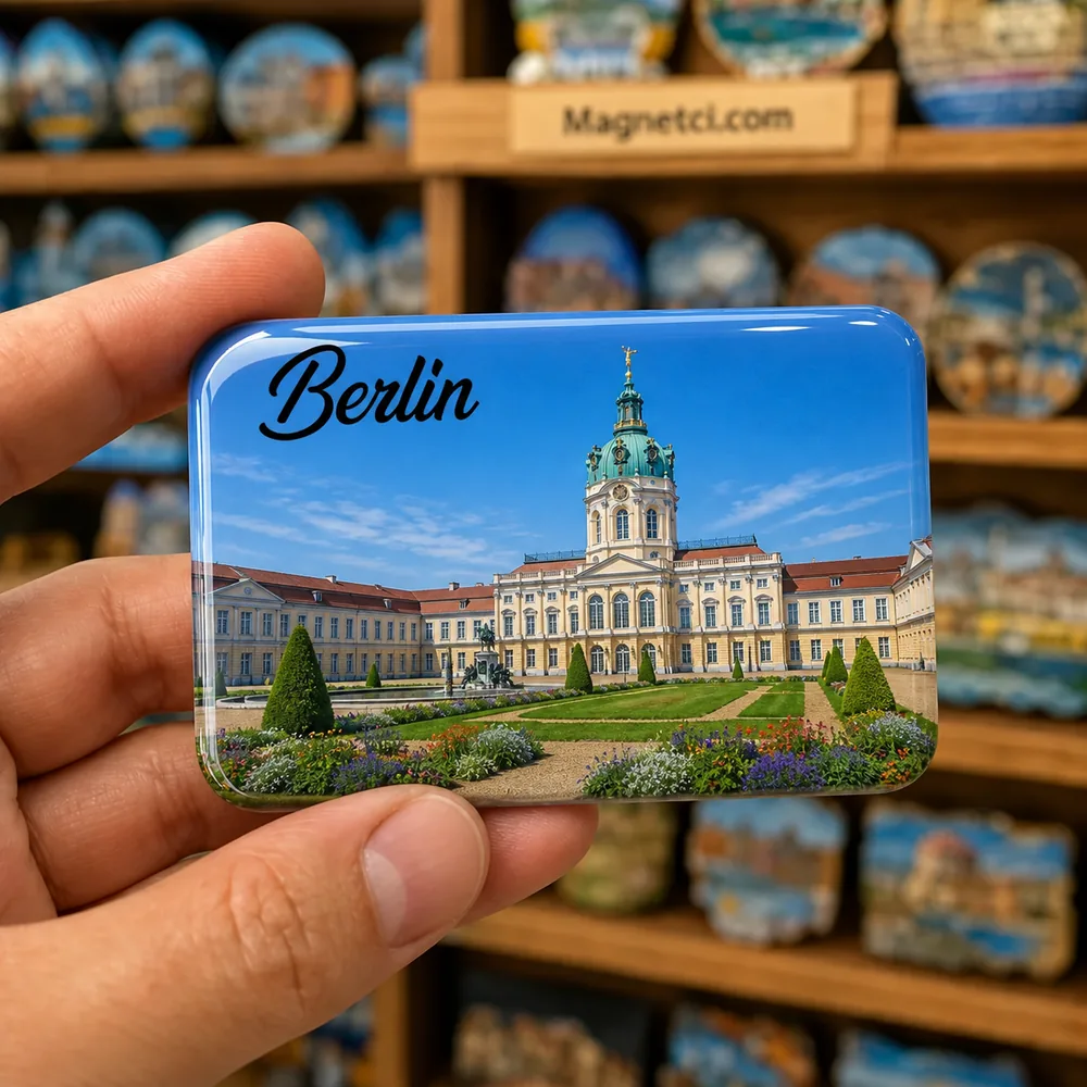 Berlin Charlottenburg Sarayı ve Bahçeleri Epoksi Magnet BER-05