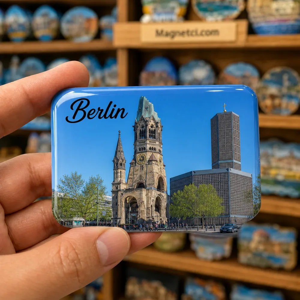 Berlin Kaiser Wilhelm Anıt Kilisesi Epoksi Magnet BER-12