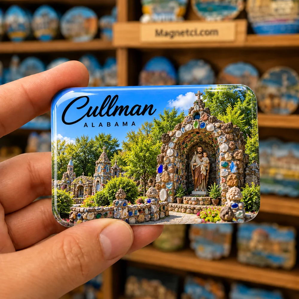 Jerusalem in Miniature epoksi souvenir magnet USA-ALB-AVE-02