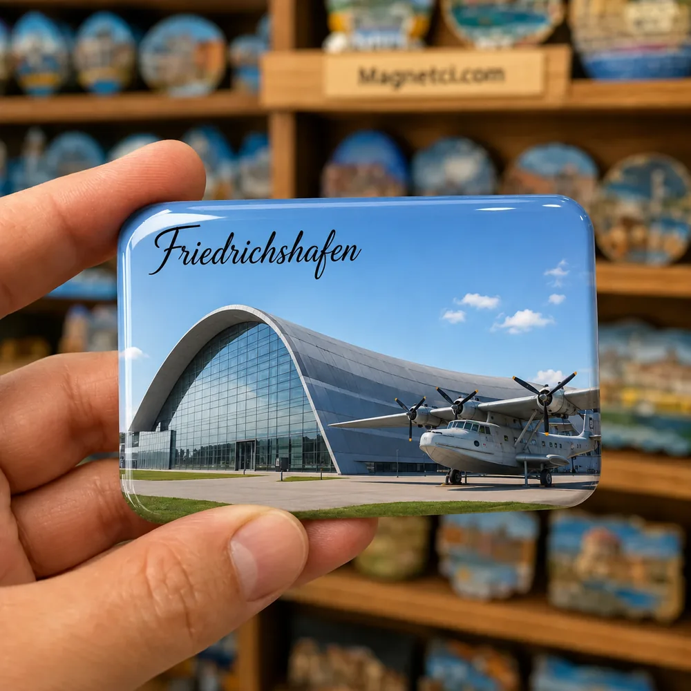 Friedrichshafen Dornier Museum ve Havacılık Mirası Epoksi Magnet FRI-06