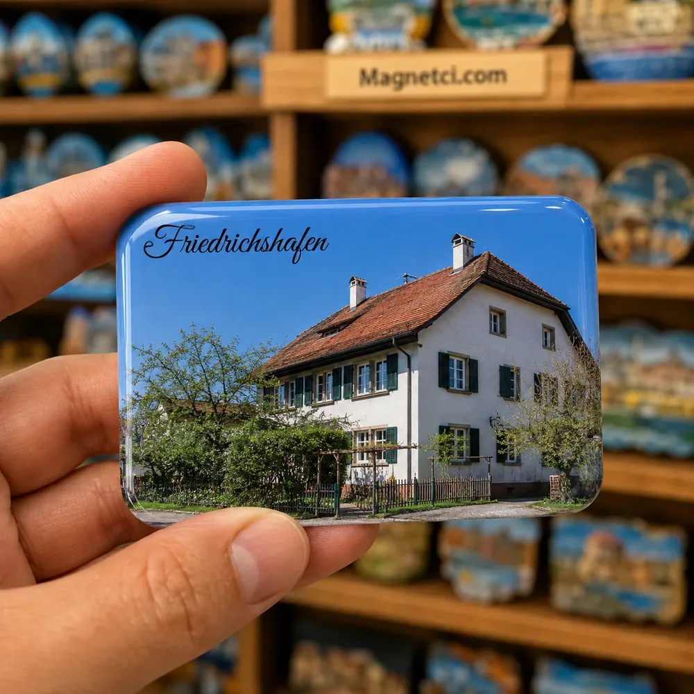 Friedrichshafen Zeppelindorf Schauhaus Epoksi Magnet FRI-12