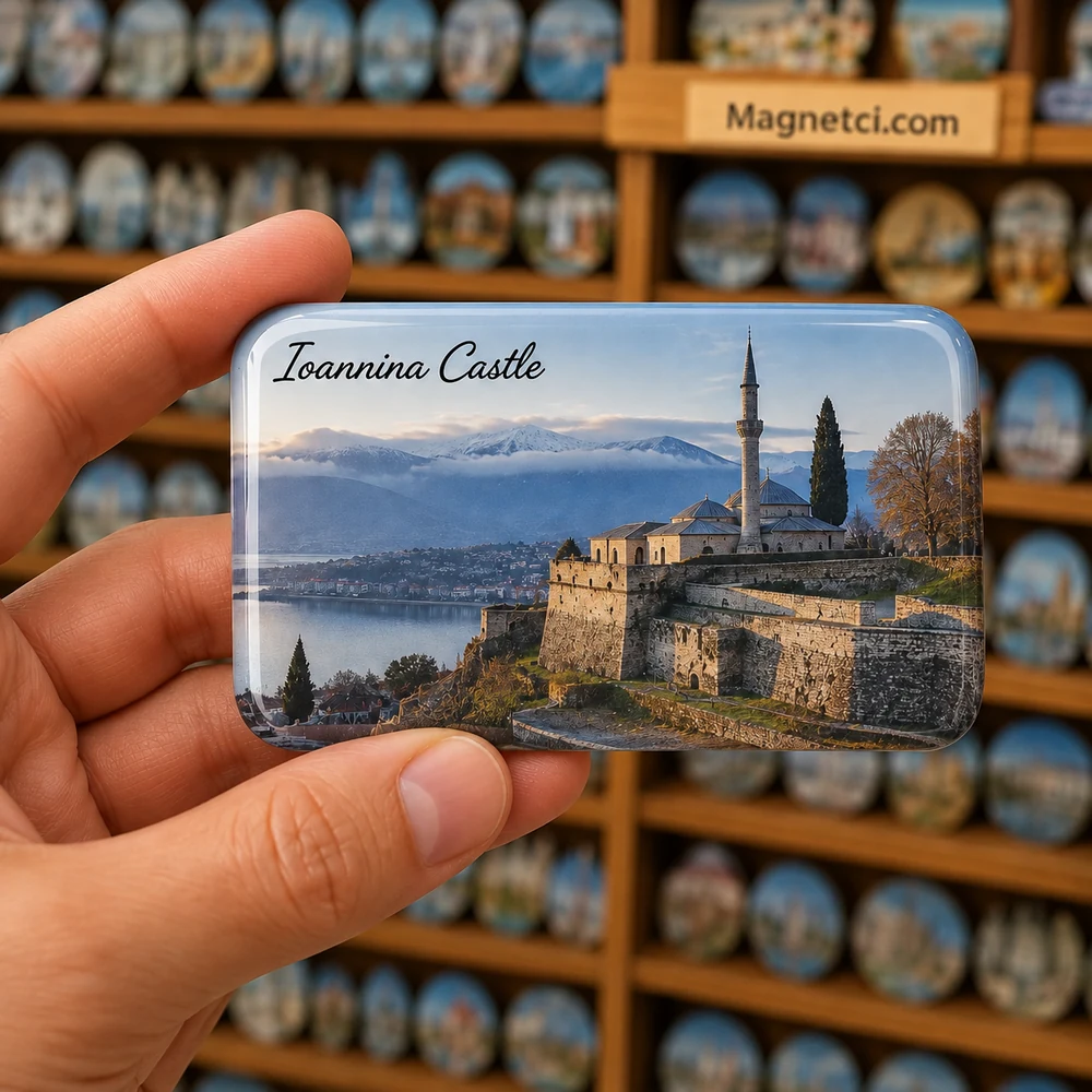 Ioannina Castle Meydanları ve Kent Dokusu epoksi magnet IOC-02