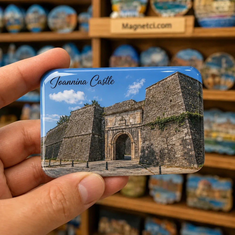 Ioannina Castle Bölgesel Mimari Detayları epoksi magnet IOC-03