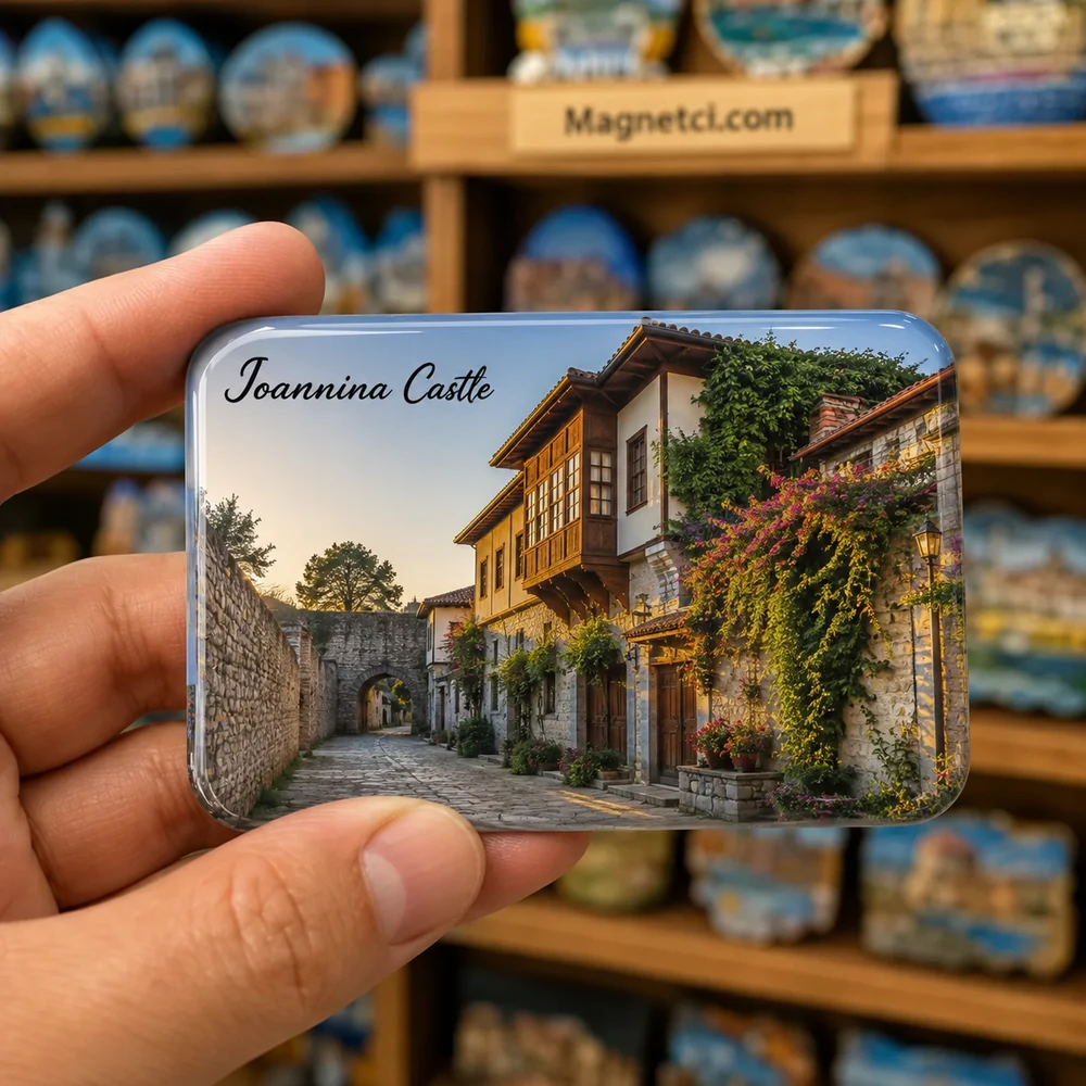 Ioannina Castle Kültür ve Müze Rotası epoksi magnet IOC-04