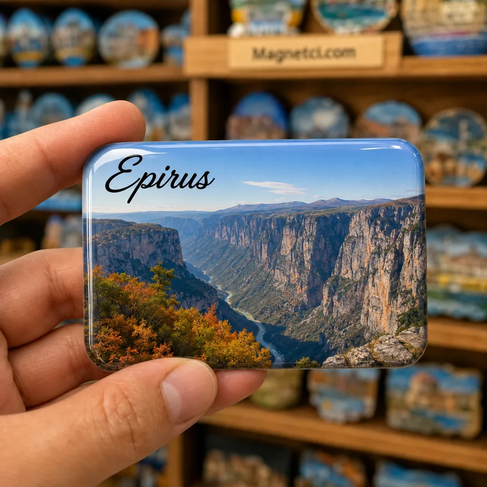 Ioannina Castle Tarihi Yapılar Seçkisi epoksi magnet IOC-09
