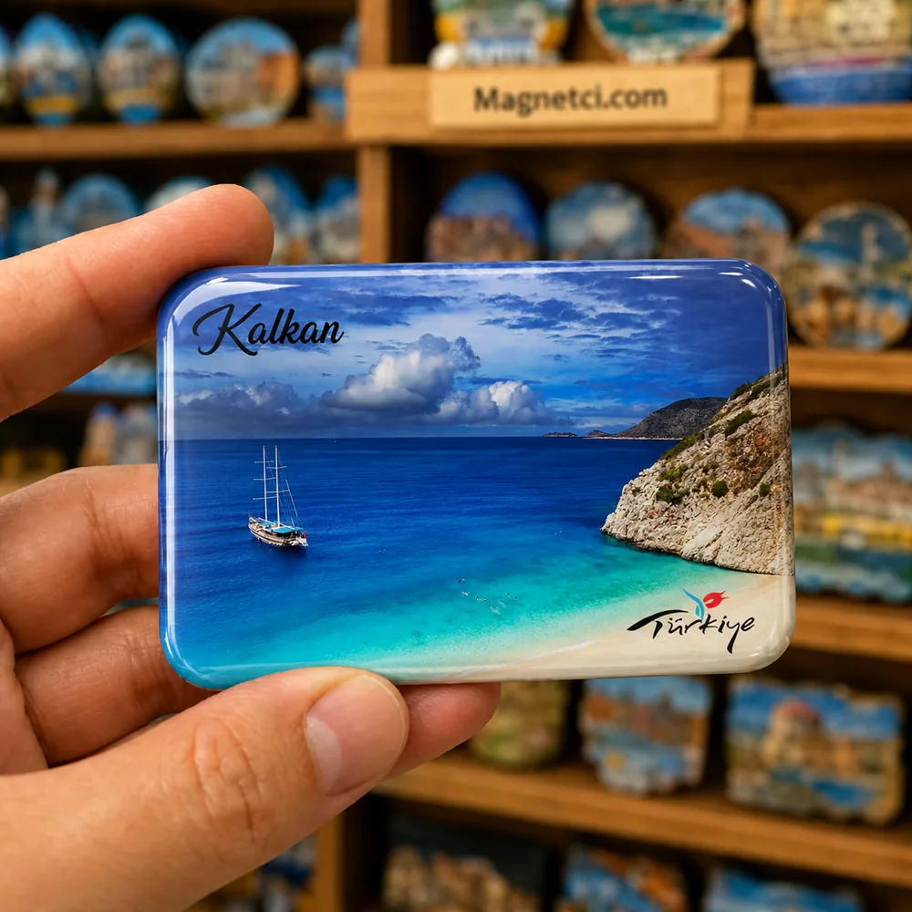 Kaputaş Koyu ve Yelkenli Epoksi Magnet KLK-06