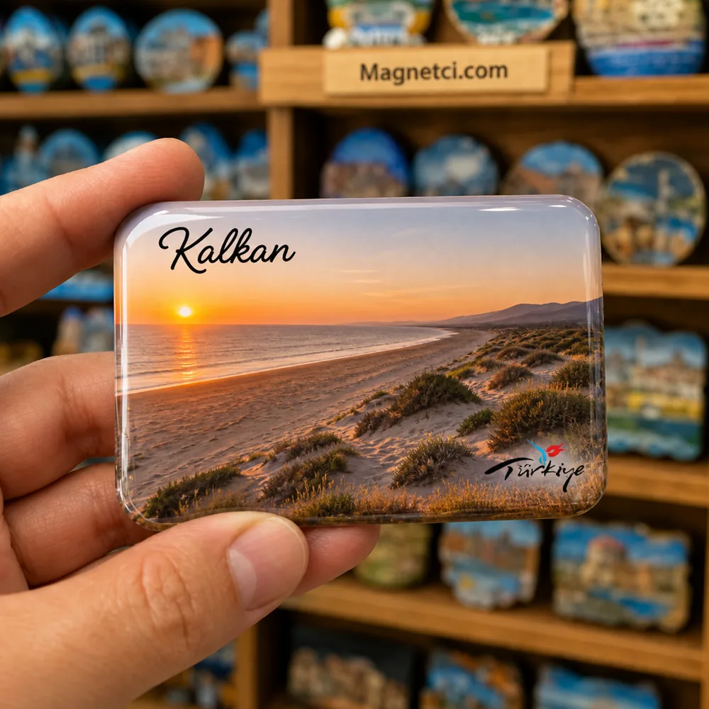 Patara Kumsalı ve Kum Tepeleri Epoksi Magnet KLK-12