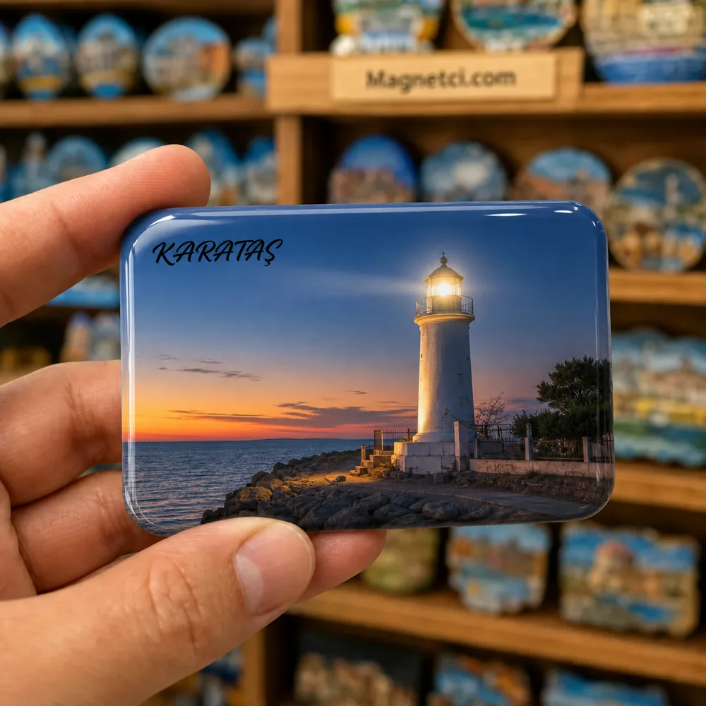 Karataş Deniz Feneri (Fener Burnu) Epoksi Magnet KRT-02