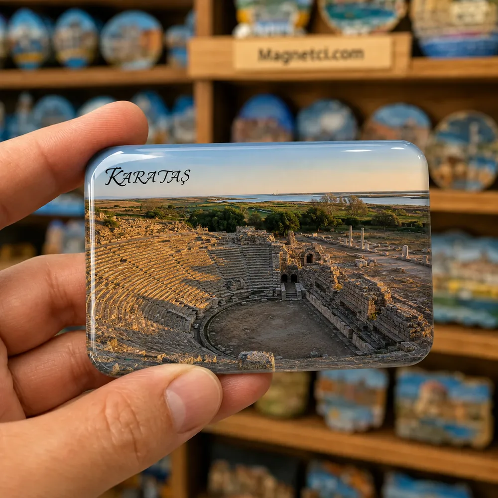 Karataş Magarsus Antik Kenti ve Tiyatrosu Epoksi Magnet KRT-05