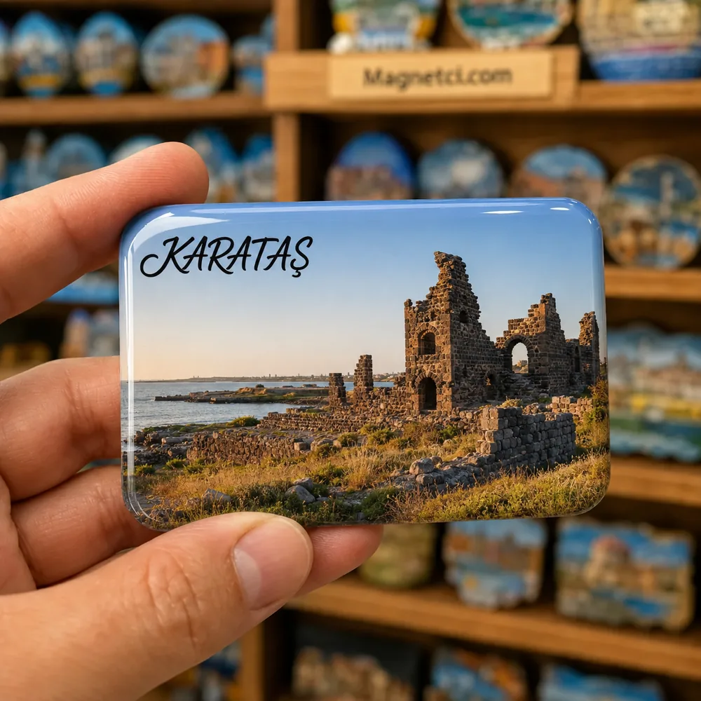 Karataş Yanık Kilise Kalıntıları Epoksi Magnet KRT-11