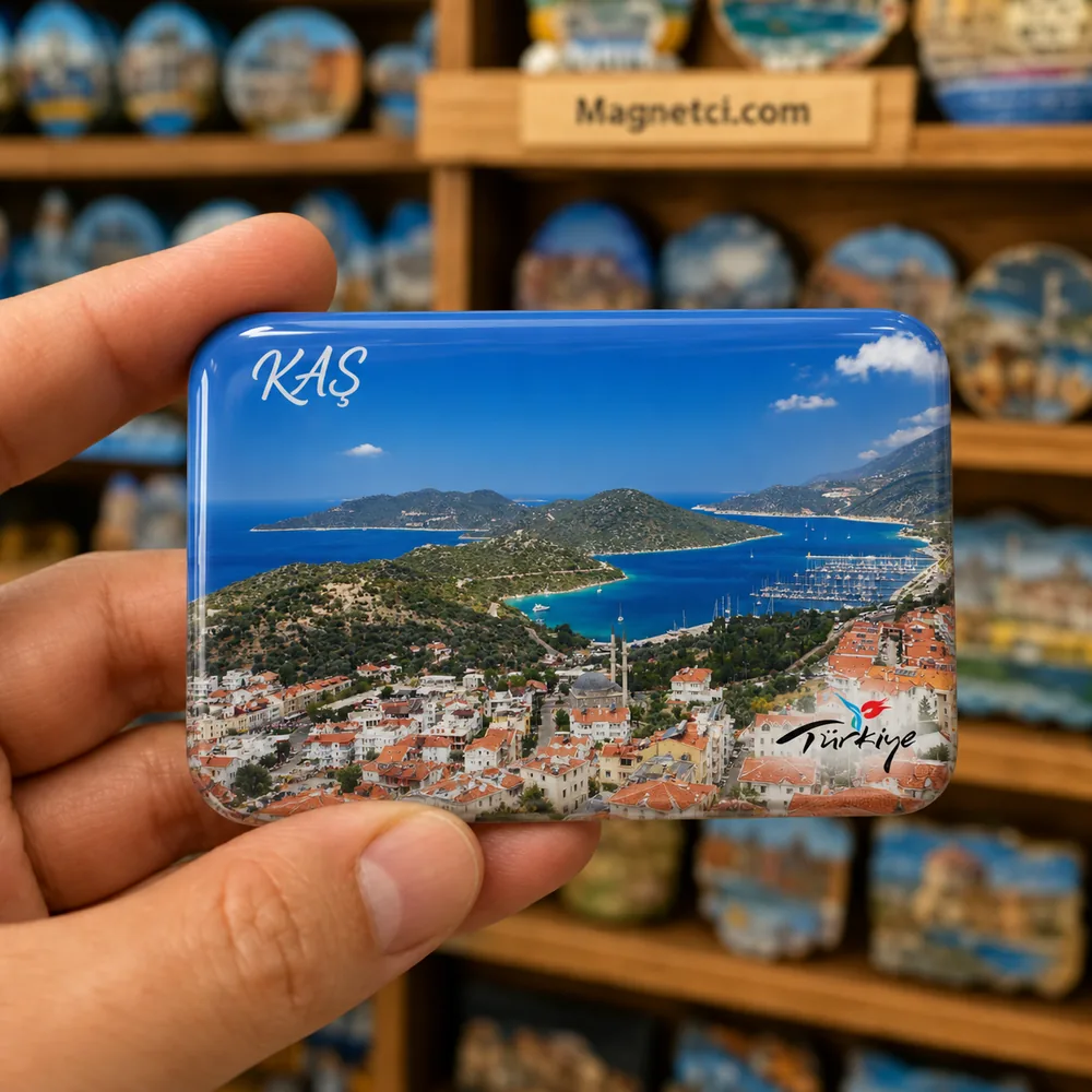 Kaş Yarımada Panoraması Epoksi Magnet KAS-02