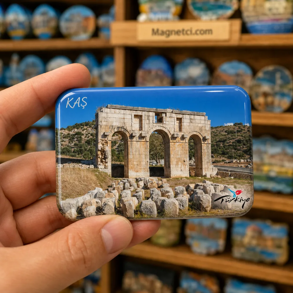 Patara Üç Gözlü Kapı Epoksi Magnet KAS-05