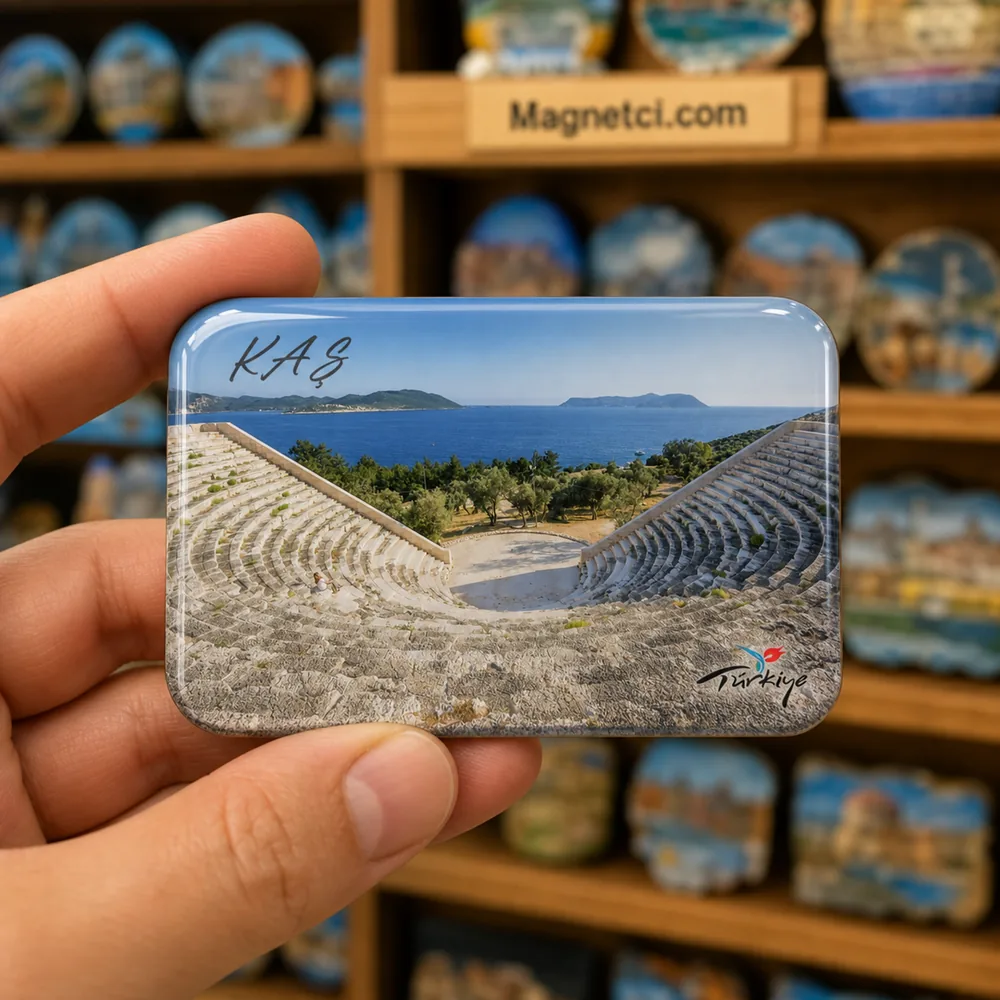 Antiphellos Antik Tiyatrosu Epoksi Magnet KAS-07