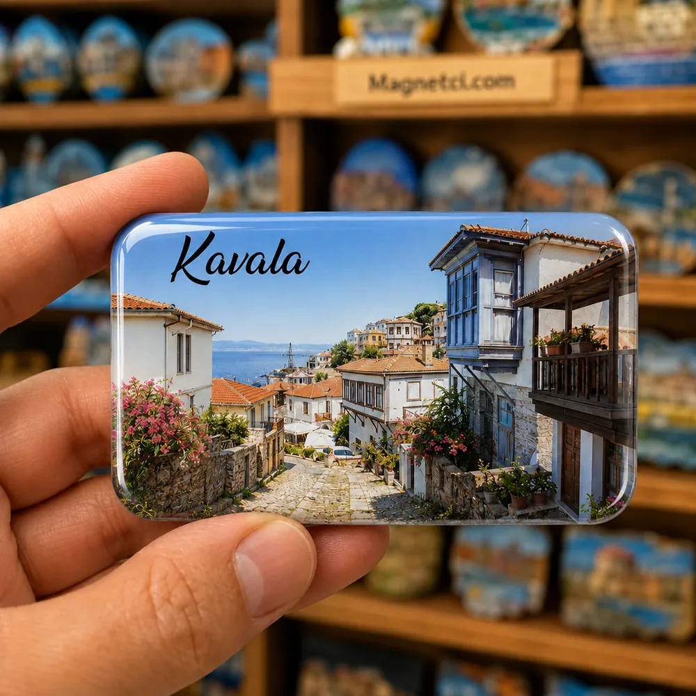 Panagia Eski Şehir Sokakları epoksi magnet KAV-03