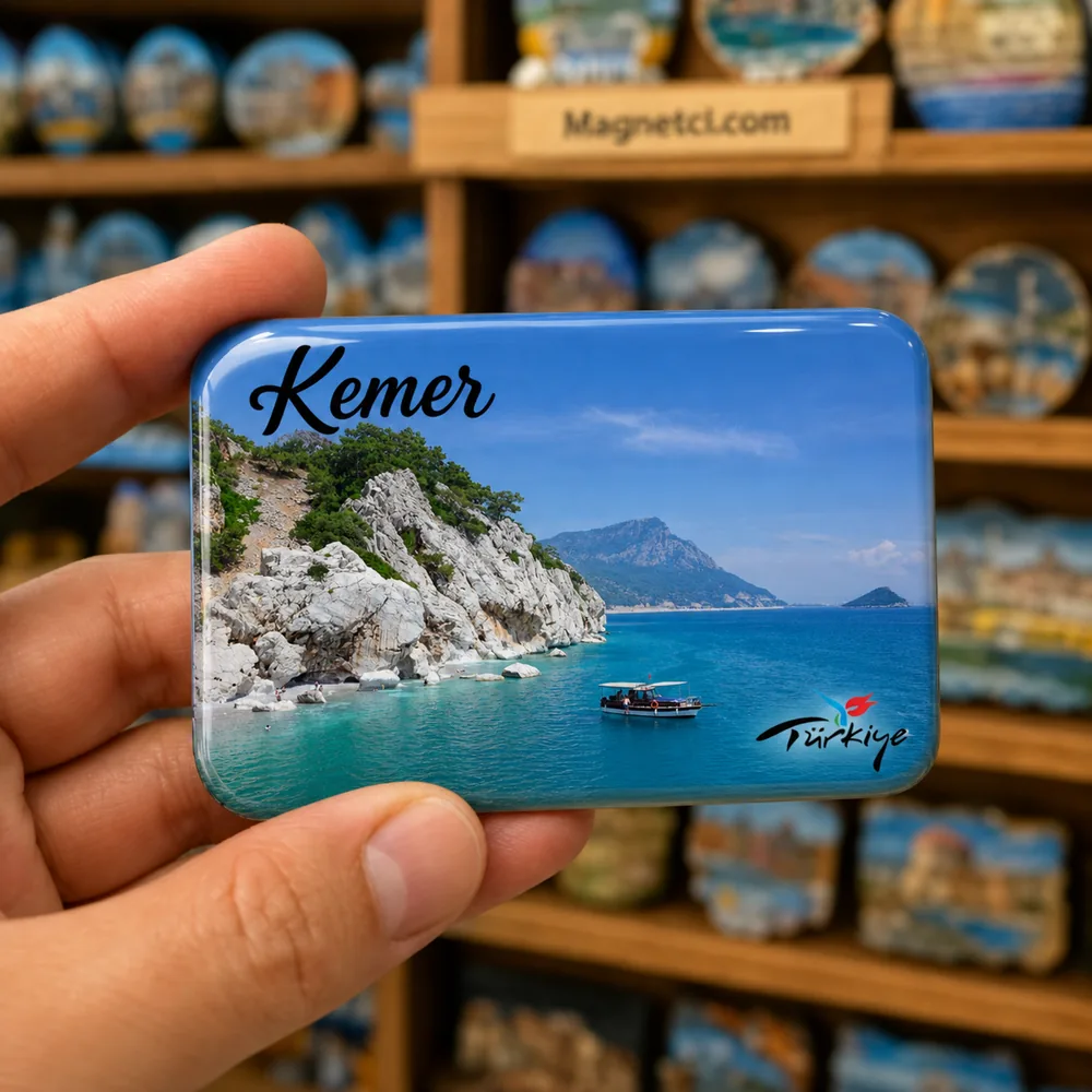 Kemer Kayalık Akdeniz Koyu Epoksi Magnet KMR-06