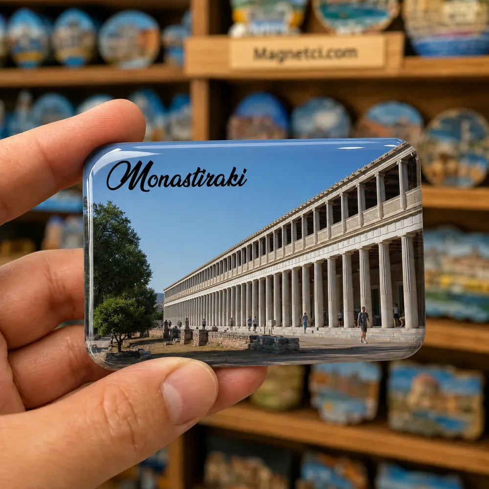 Monastiraki Attalos Stoası Epoksi Magnet MON-11