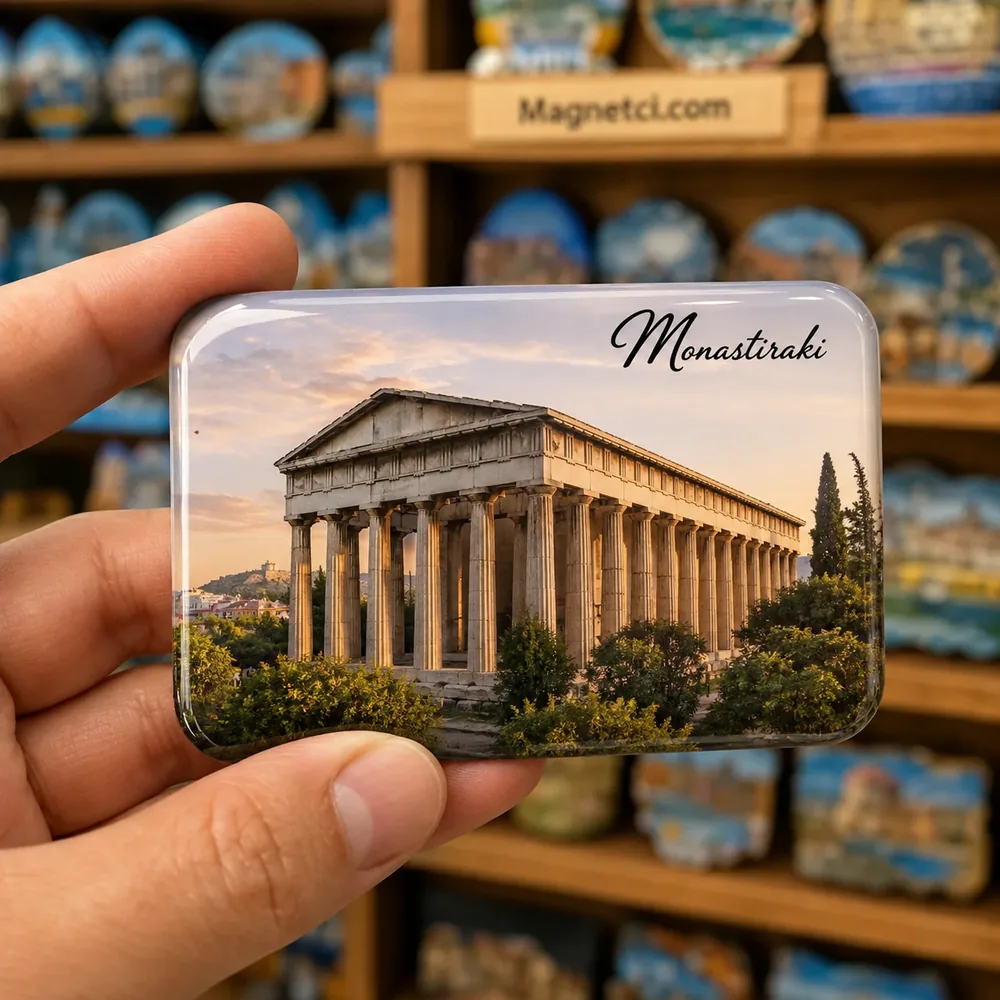 Monastiraki Hephaistos Tapınağı Epoksi Magnet MON-12