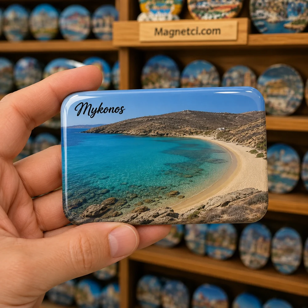Yunanistan Bölgesel Manzara Teması epoksi magnet MYK-11