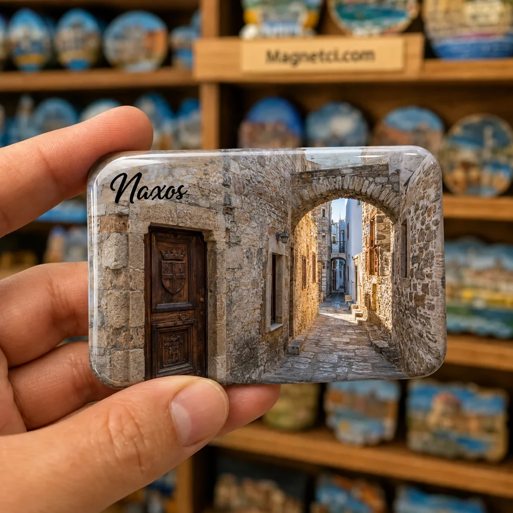 Portara Naxos Meydanları ve Kent Dokusu epoksi magnet NAX-02