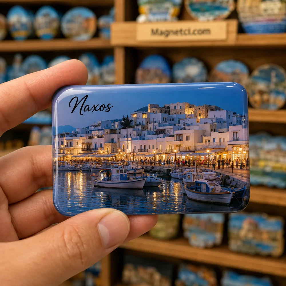Portara Naxos Bölgesel Mimari Detayları epoksi magnet NAX-03