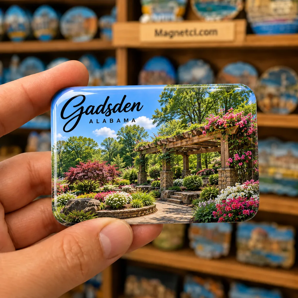 Botanik Bahçesi epoksi souvenir magnet USA-ALB-NOC-06