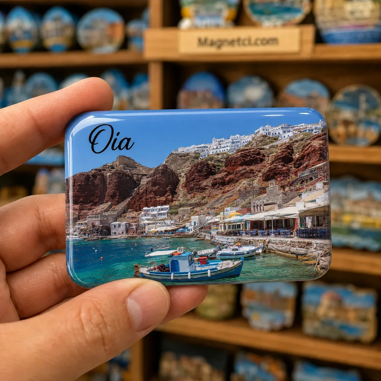 Oia Bölgesel Mimari Detayları epoksi magnet