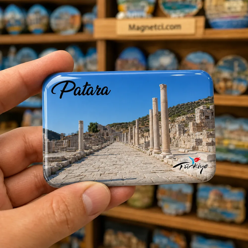Patara Patara Sütunlu Ana Caddesi Epoksi Magnet PTR-06