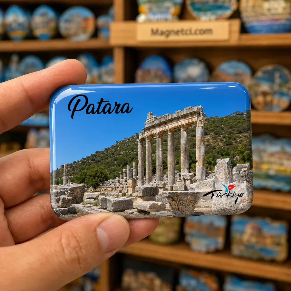 Patara Patara Korinth Tapınağı Epoksi Magnet PTR-08