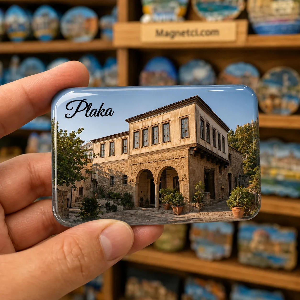 Plaka Atina Üniversitesi Tarih Müzesi Epoksi Magnet PLK-05