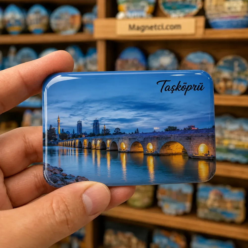 Taşköprü Gece Aydınlatması Epoksi Magnet STK-03