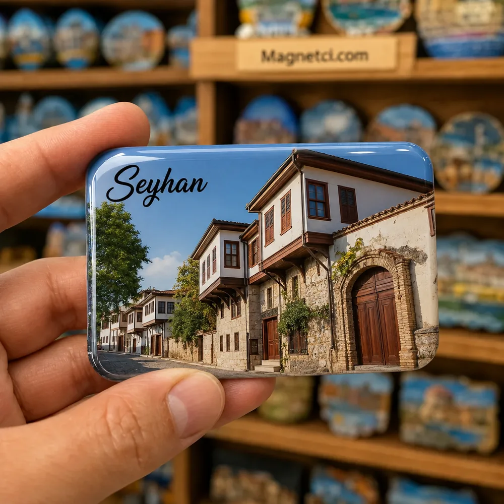 Seyhan Tepebağ Tarihî Evleri Epoksi Magnet STK-07
