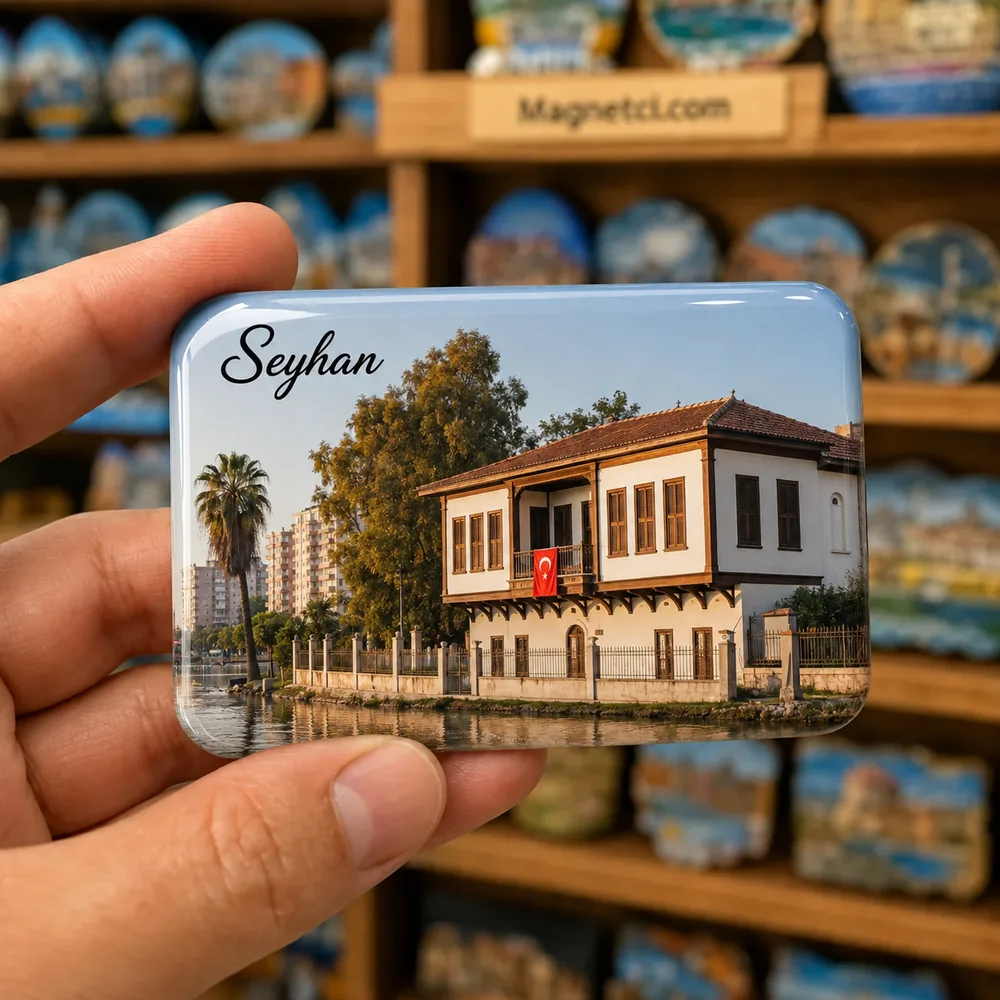 Seyhan Atatürk Evi Müzesi Epoksi Magnet STK-12