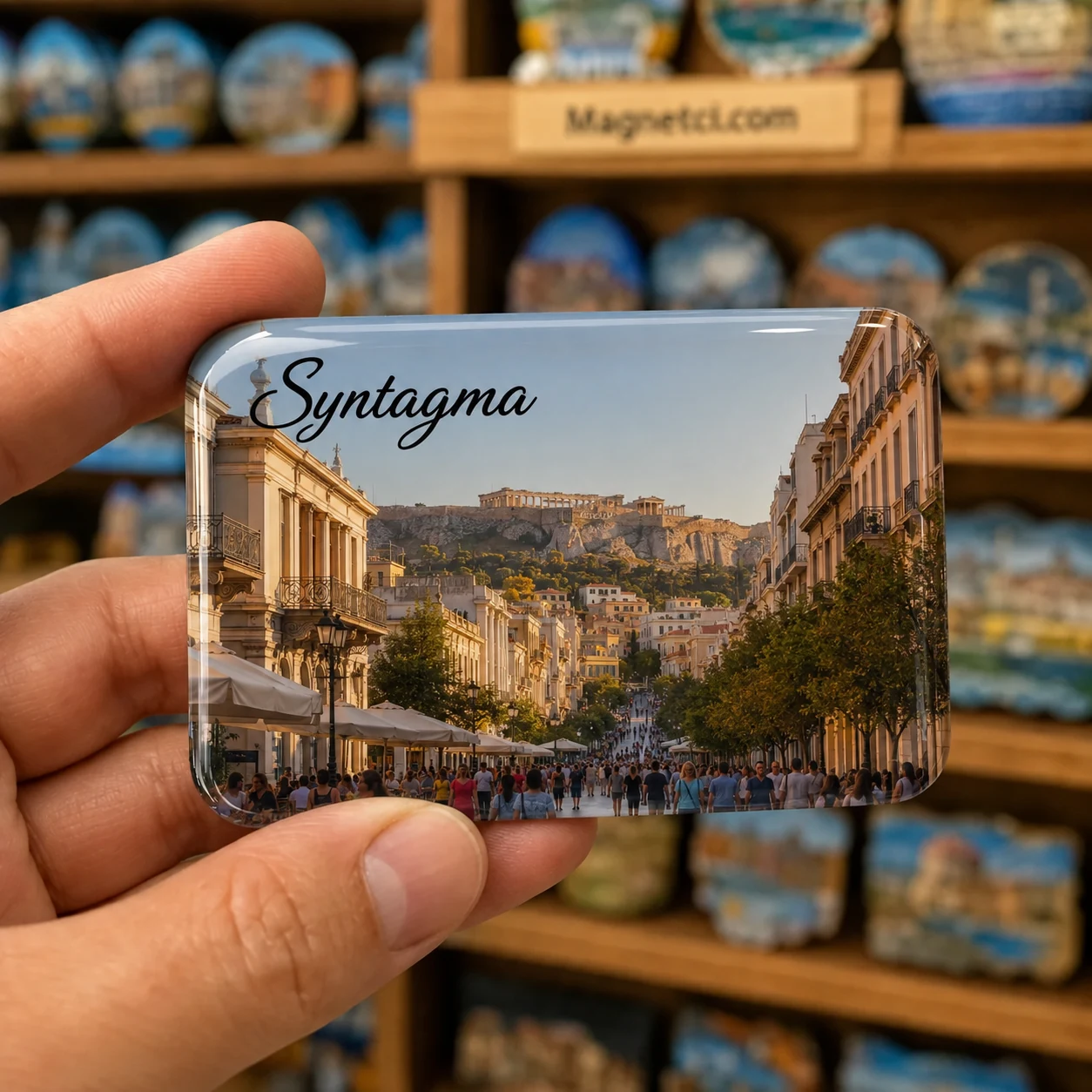 Syntagma Ermou Caddesi Epoksi Magnet SYN-09