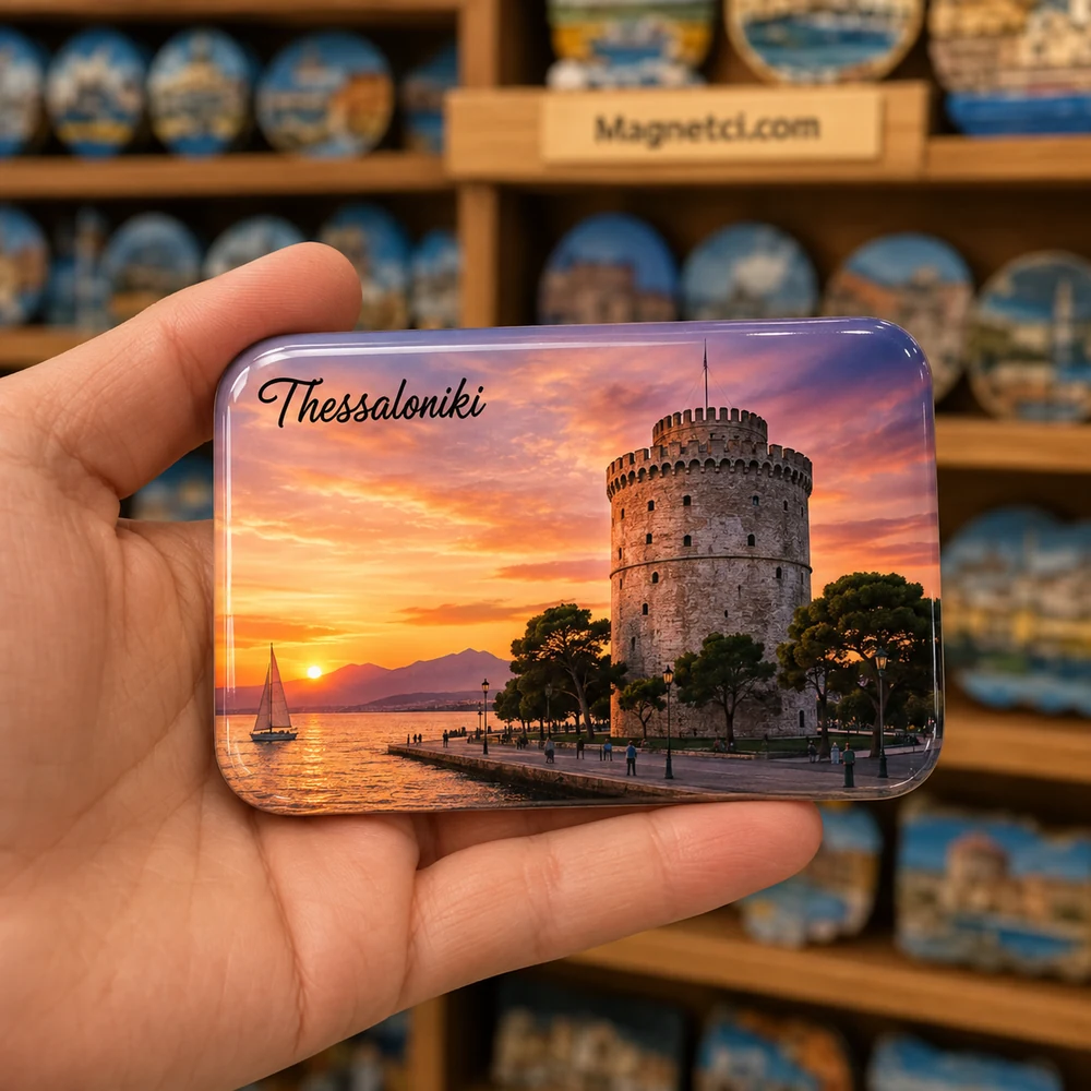 Yunanistan Bölgesel Manzara Teması epoksi magnet WTS-11