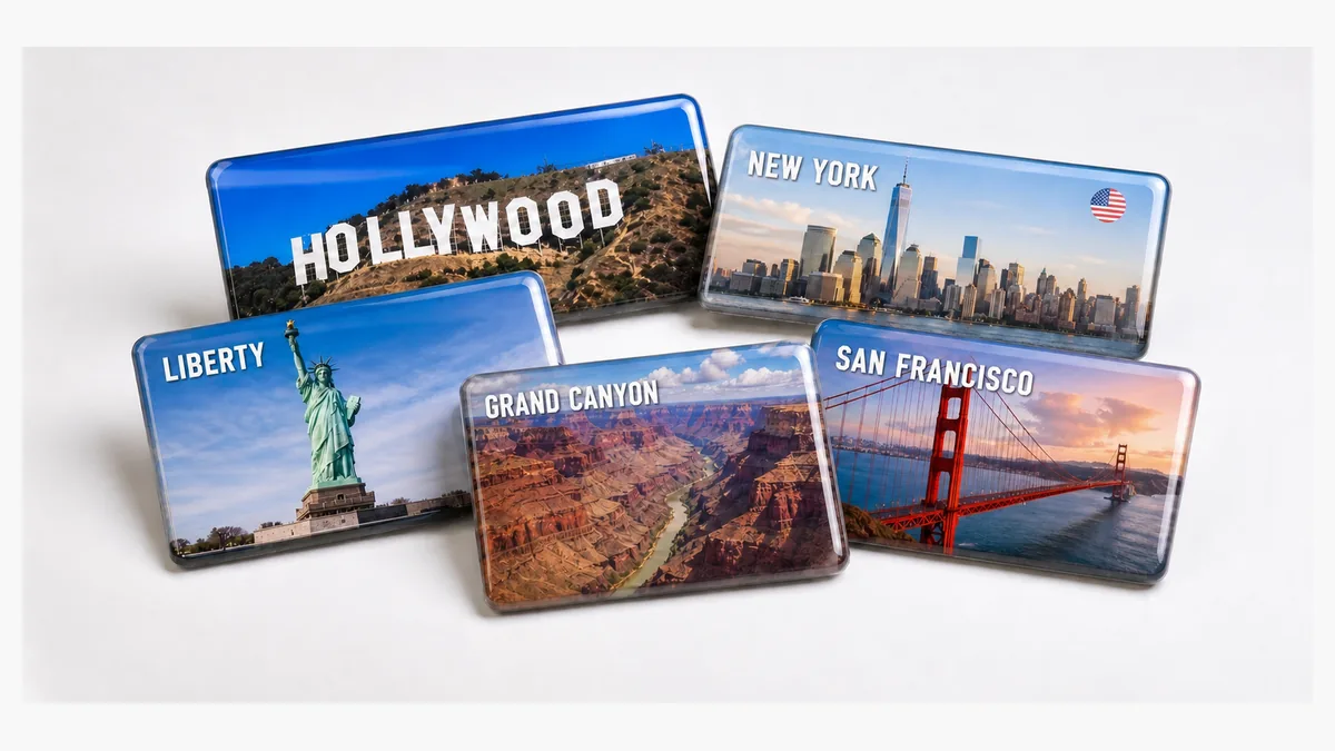 AMERİKA BİRLEŞİK DEVLETLERİ souvenir magnet kategorisi