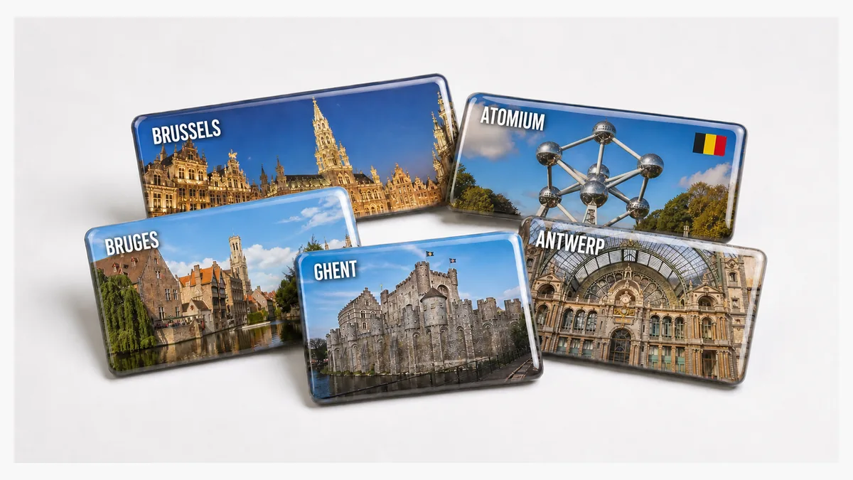 BELÇİKA souvenir magnet kategorisi