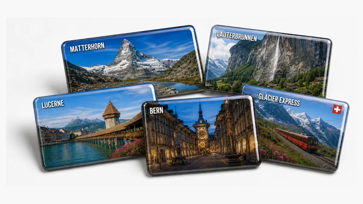 İSVİÇRE souvenir magnet kategorisi