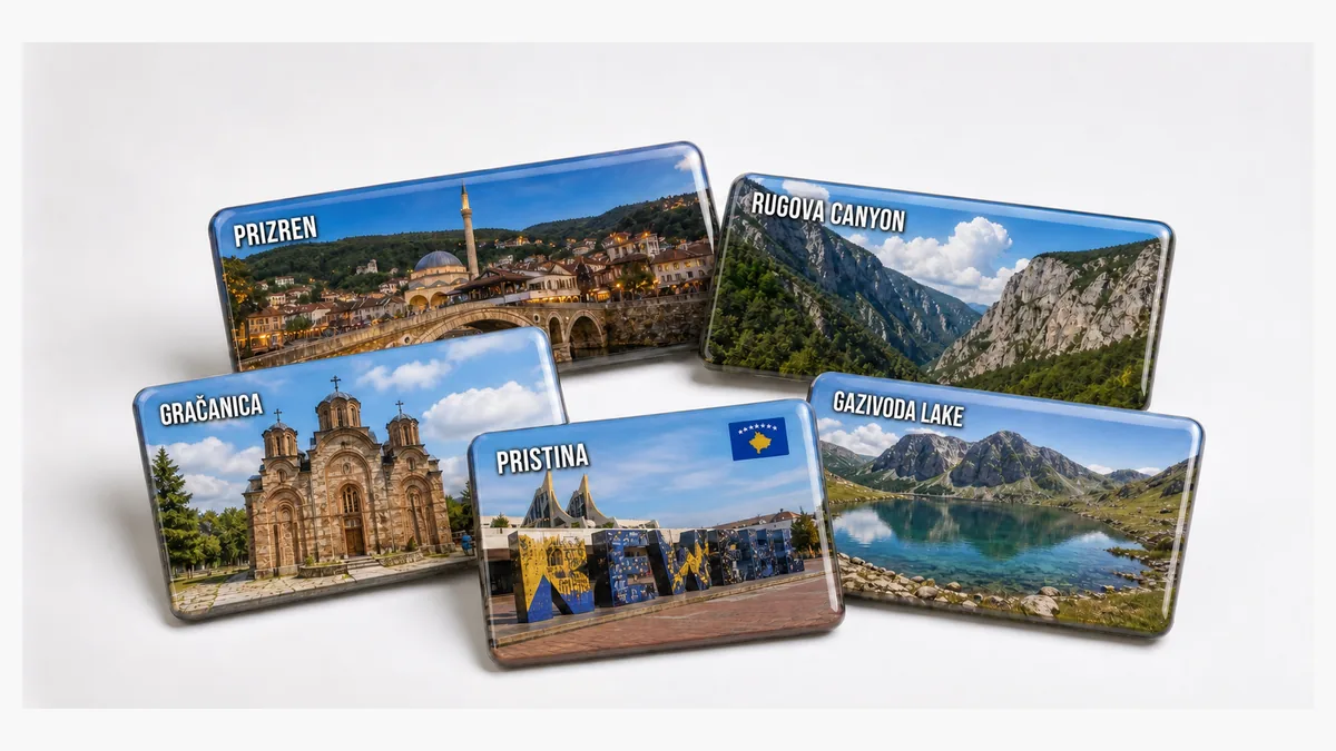 KOSOVA souvenir magnet kategorisi