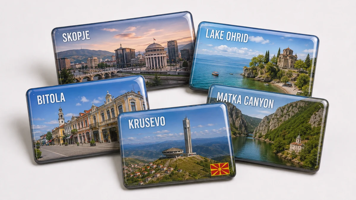KUZEY MAKEDONYA souvenir magnet kategorisi