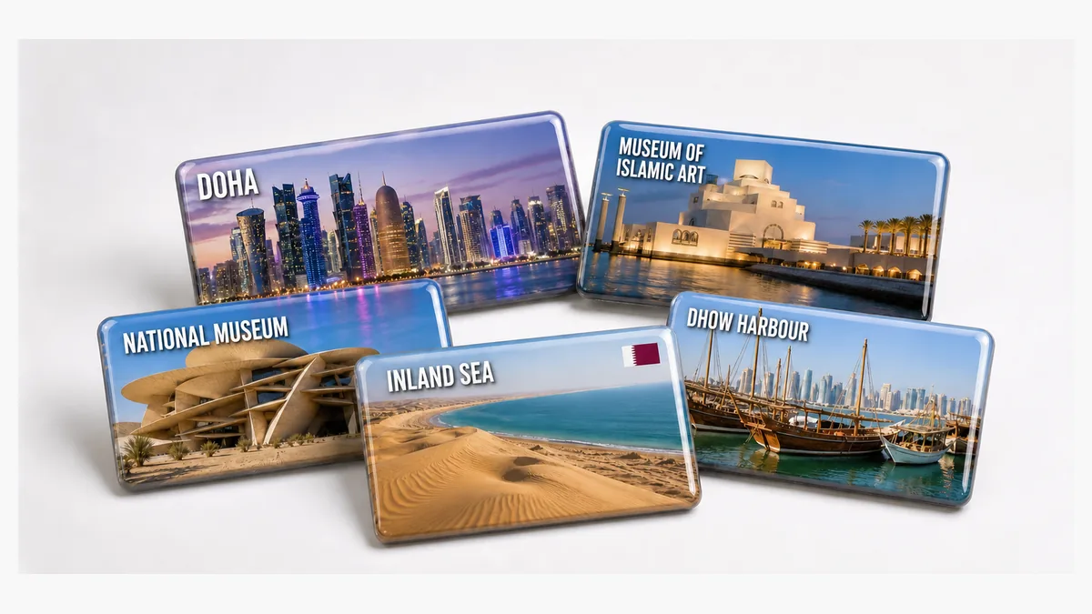 QATAR souvenir magnet kategorisi